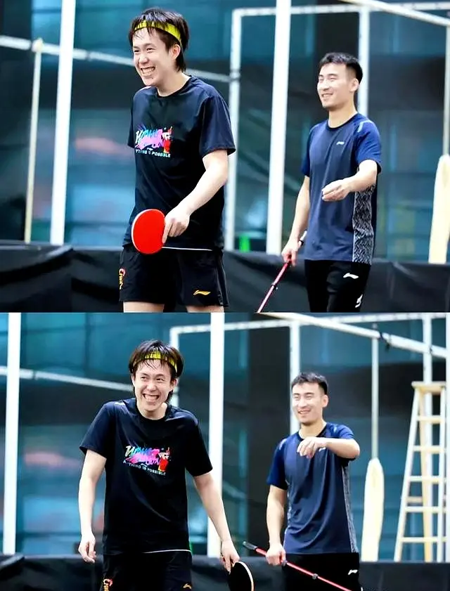 舞台上, 王楚钦的表, 身体的锻炼